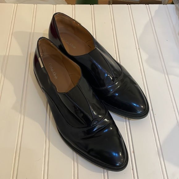 Calvin Klein women’s black pointy loafers “Daphne”size 10 - Picture 3 of 4